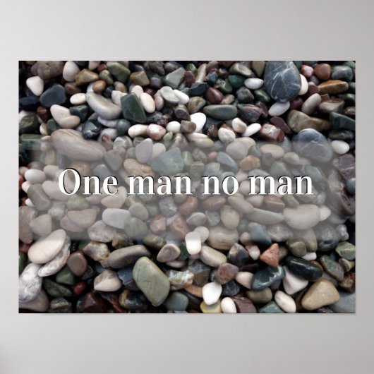 一人の男のポスタやる気を起こさせるー ポスター (正面)