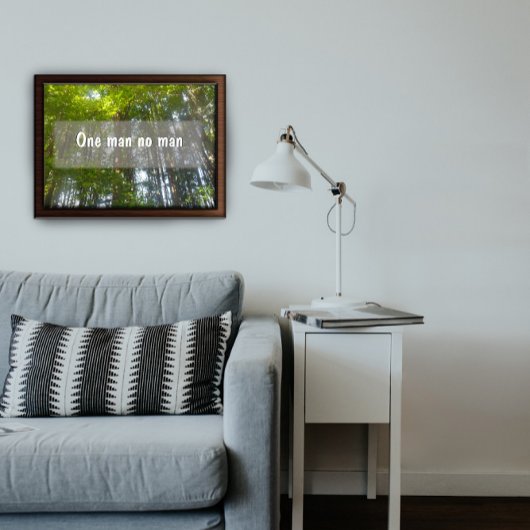 一人の男のポスタ感動的ー ポスター