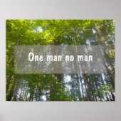 一人の男のポスタ感動的ー ポスター (正面)