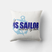 一人の船員が私のハートを固定した クッション (裏面)