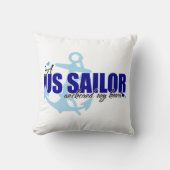 一人の船員が私のハートを固定した クッション (正面)