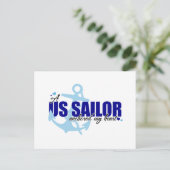 一人の船員が私のハートを固定した ポストカード (スタンド正面)