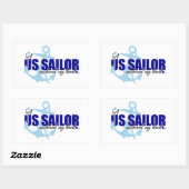 一人の船員が私のハートを固定した 長方形シール (シート)