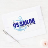 一人の船員が私のハートを固定した 長方形シール (封筒)