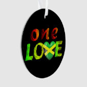 一人はジャマイカを愛する オーナメント (正面)