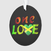 一人はジャマイカを愛する オーナメント (正面)