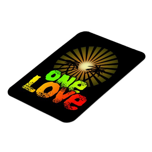 一人はジャマイカを愛する マグネット (左側)