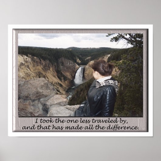 一人は旅行に行かない ポスター (正面)