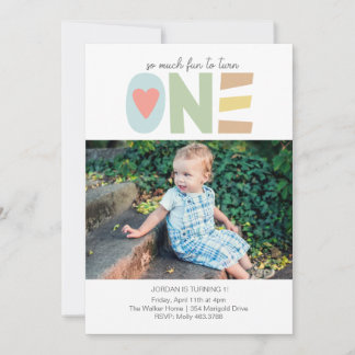 一人を祝う 招待状