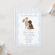 一人オールアメリカン少年、赤い白い二、愛国心