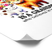 一人一人の孫娘の後ろに ポスター (角)