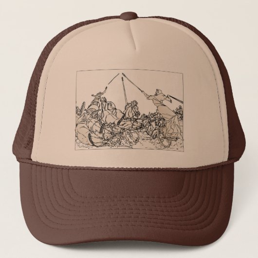 一人乗り二輪馬車 キャップ (正面)