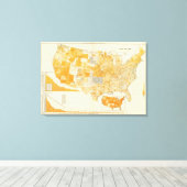 一人当たり国の借金 キャンバスプリント (インサイチュ (ウッドフロア))