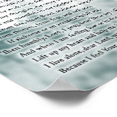 一人暮らしの祈りの言葉 ポスター (角)