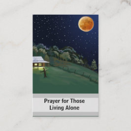 一人暮らし用カード祈りの言葉 名刺