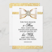 一体となるための聖書の一節 招待状 (正面/裏面)