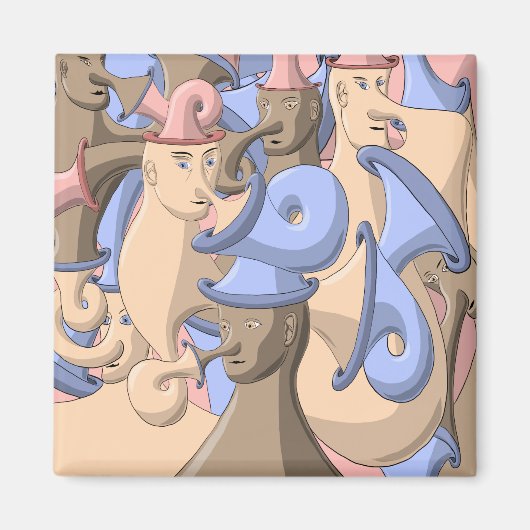 一体性 マグネット (正面)