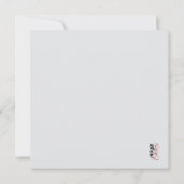 一体性 招待状 (裏面)