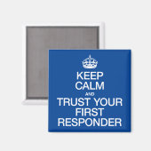 一保番応答者の安静と信頼 マグネット (正面/裏面)