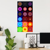 一八マンダラス ポスター (ホームオフィス)