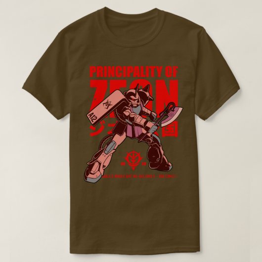 一八二赤色彗星 Tシャツ (デザイン正面)