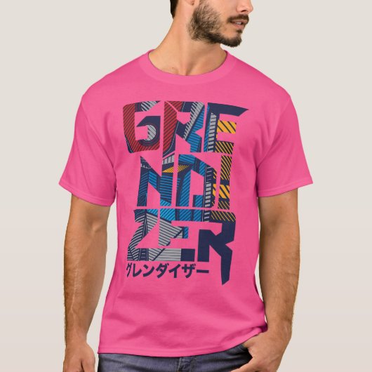 一六九グレンダイザーフォント Tシャツ (正面)