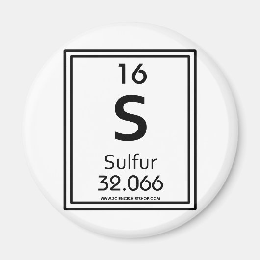 一六硫黄 マグネット (正面)