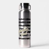 一共和国金属銅真空絶縁ボトル ウォーターボトル (背面)