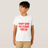一円賢くてピエロ馬鹿 Tシャツ (正面フル)