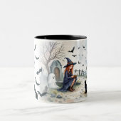 一冊の本が魔法だ ツートーンマグカップ (中央)