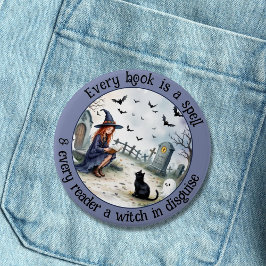 一冊の本が魔法だ 缶バッジ