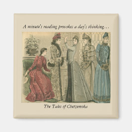 一分間読が一日を告げ考える マグネット