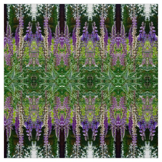 一列に並ぶルピネス ファブリック (見本)