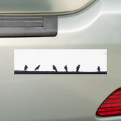 一列に並ぶ バンパーステッカー (車上)