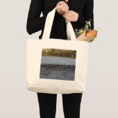 一列に並んだカナダガン ラージトートバッグ (正面(商品))