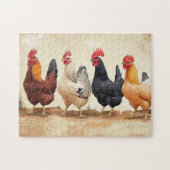 一列に回転する ジグソーパズル (横)