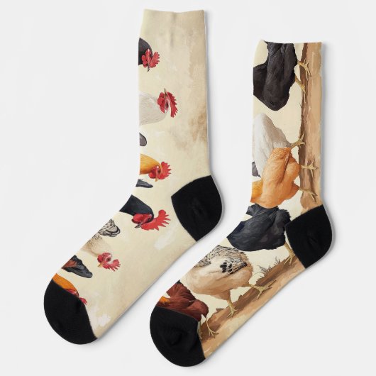 一列に回転する ソックス (左)