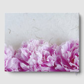 一列に牡丹 ゲストブック (裏面)