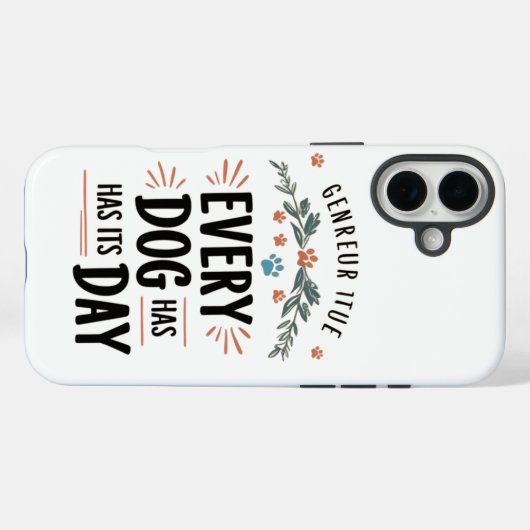 一匹とも輝く Case-Mate iPhoneケース (裏面 (横))