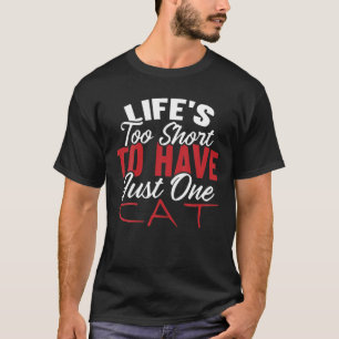 一匹の猫を飼うために命を奪う Tシャツ