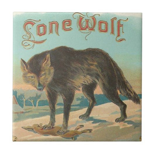 一匹狼 タイル (正面)