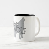 一匹狼 ツートーンマグカップ (正面右)