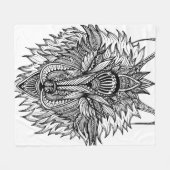 一匹狼 フリースブランケット (正面(横))