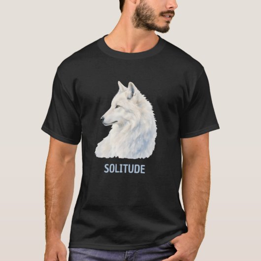 一匹狼 SOLITUDE Wolf Tシャツ (正面)