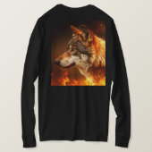 一匹狼 Tシャツ (デザイン裏面)