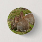 一卵性双生児 缶バッジ (正面)