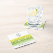 一口およびサンプルワインの試飲の紙のコースター ペーパーコースター (インサイチュ)