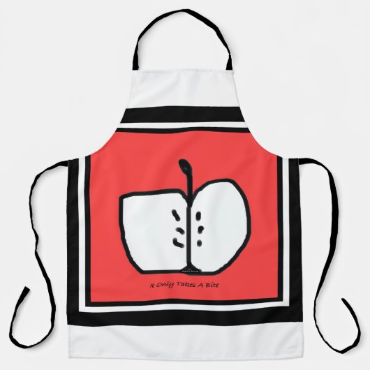 一口だけ食う エプロン (正面)
