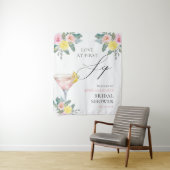 一口で恋に落ちる ブライト カクテル ブライダル シャワー タペストリー (インサイチュ)