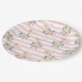 一口で恋に落ちる ブライト カクテル ブライダル シャワー ペーパープレート (アングル)